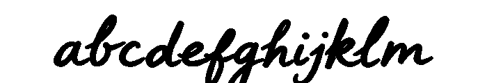 Sweet Friday Thing Bold Script FONT