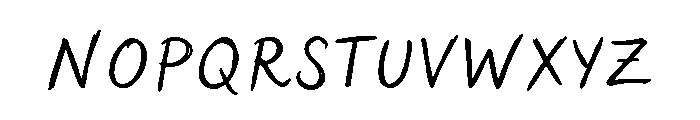 Sweet Friday Thing Caps Font LOWERCASE