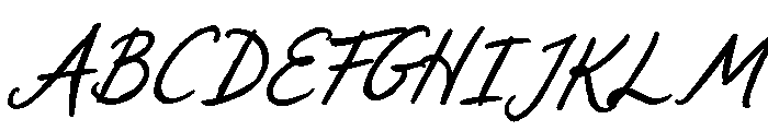 Sweet Friday Thing Md Ob Script Font UPPERCASE