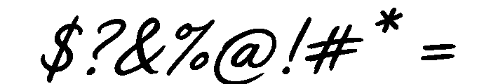 Sweet Friday Thing Md Obl Caps Font OTHER CHARS