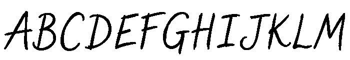 Sweet Friday Thing Medium Caps Font UPPERCASE
