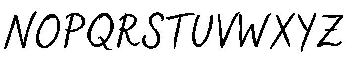 Sweet Friday Thing Medium Caps Font UPPERCASE