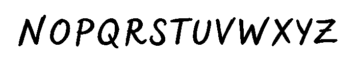 Sweet Friday Thing Medium Caps Font LOWERCASE