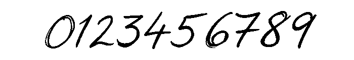 Sweet Friday Thing Obliq Script Font OTHER CHARS
