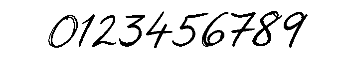 Sweet Friday Thing Oblique Caps Font OTHER CHARS