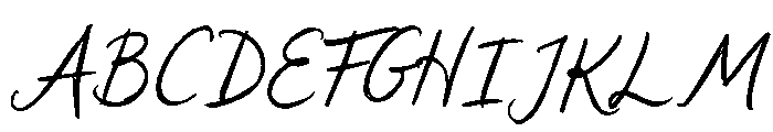 Sweet Friday Thing Script Font UPPERCASE