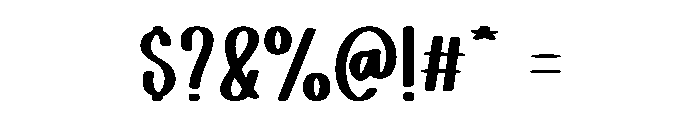 Sweet Gesture Font OTHER CHARS