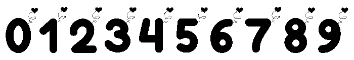 Sweet Heart Pop Font OTHER CHARS