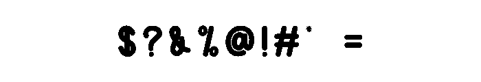 Sweet Honeycomb Font OTHER CHARS