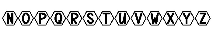 Sweet Honeycomb Font LOWERCASE
