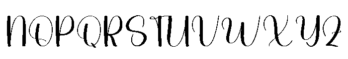 Sweet Husband Font UPPERCASE