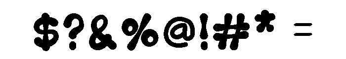 Sweet Kiddo Regular Font OTHER CHARS