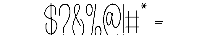Sweet Kimberly Font OTHER CHARS