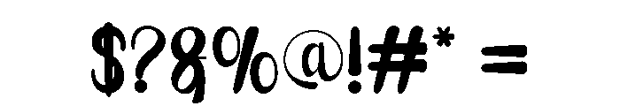 Sweet Kind Font OTHER CHARS