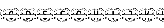 Sweet Lock Monogram Font UPPERCASE