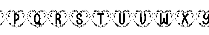 Sweet Lock Monogram Font LOWERCASE