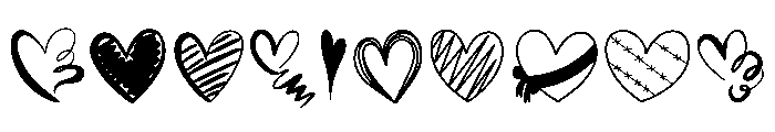 Sweet Love Hearts Font OTHER CHARS