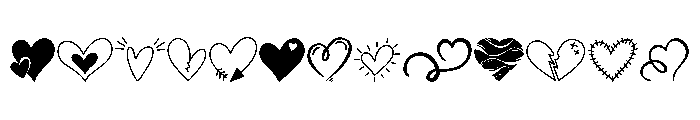 Sweet Love Hearts FONT
