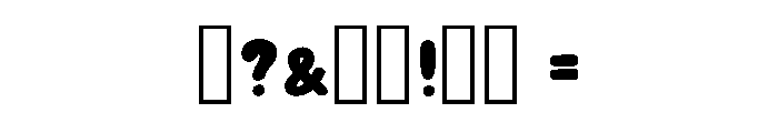 Sweet Mellow Regular Font OTHER CHARS