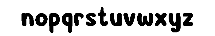 Sweet Mellow Regular Font LOWERCASE