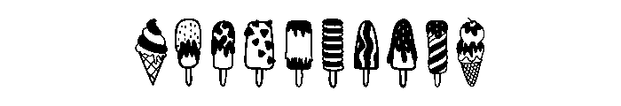 Sweet Melt Font OTHER CHARS