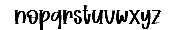Sweet Mommy Font LOWERCASE
