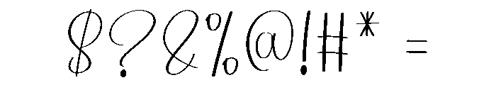 Sweet Natural Font OTHER CHARS