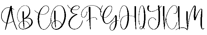 Sweet Natural Font UPPERCASE