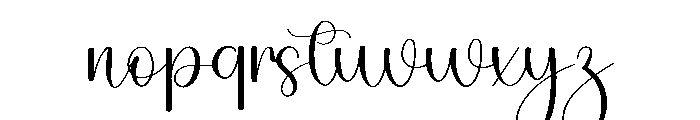 Sweet Natural Font LOWERCASE