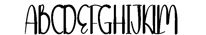 Sweet Newyear Font UPPERCASE