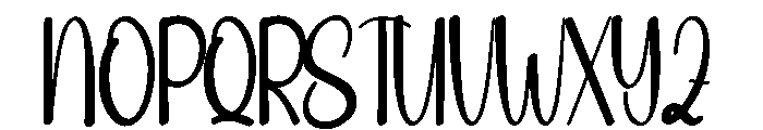 Sweet Newyear Font UPPERCASE