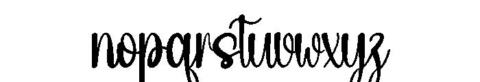 Sweet Newyear Font LOWERCASE