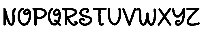 Sweet Pastry Font UPPERCASE