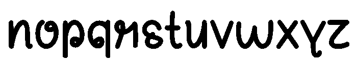 Sweet Pastry Font LOWERCASE