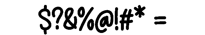 Sweet Pea Font OTHER CHARS