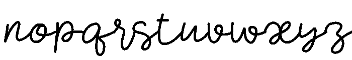 Sweet Promise Font LOWERCASE