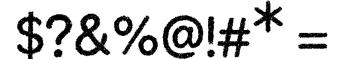 Sweet Roast 1 Font OTHER CHARS