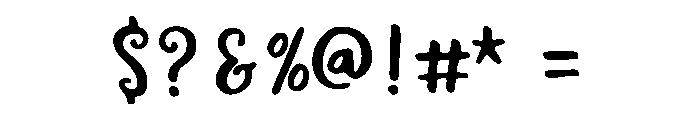 Sweet Romantic Regular Font OTHER CHARS