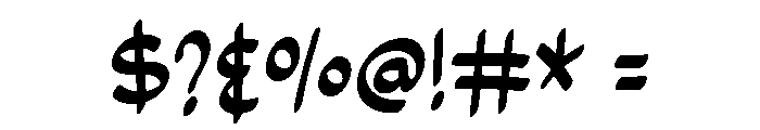 Sweet Scribble Regular Font OTHER CHARS