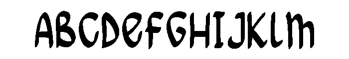 Sweet Scribble Regular Font UPPERCASE
