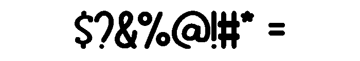 Sweet Supid Regular Font OTHER CHARS