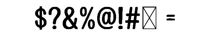 Sweet Teacher Font OTHER CHARS