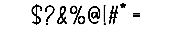 Sweet Umbrella Font OTHER CHARS