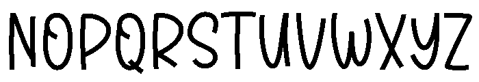 Sweet Umbrella Font UPPERCASE