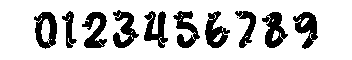 Sweet Valentine1 Font OTHER CHARS