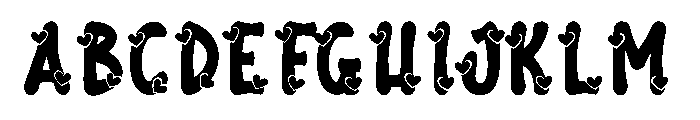 Sweet Valentine1 Font UPPERCASE
