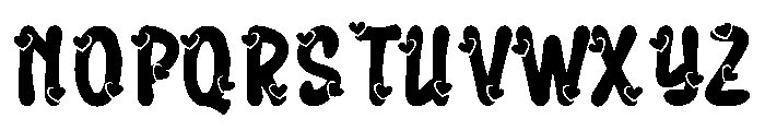 Sweet Valentine1 Font UPPERCASE