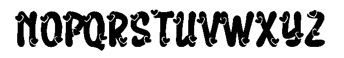 Sweet Valentine1 Font LOWERCASE