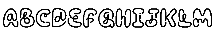 SweetBelove-Regular Font UPPERCASE