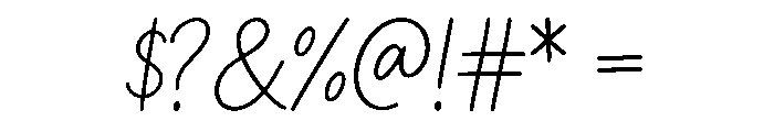 SweetBestie Font OTHER CHARS